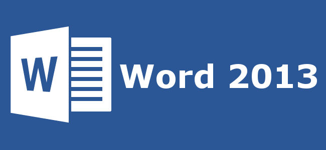 Microsoft Word 2013